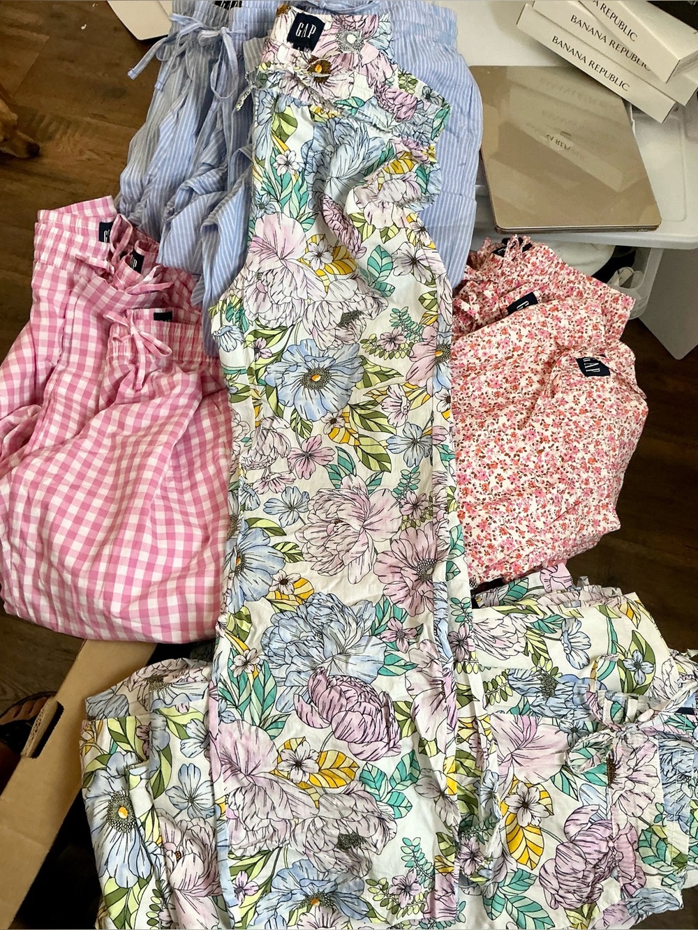 GAP Floral Pajama Pants Cotton Lounge Sleep Pants Sizes: S-XL